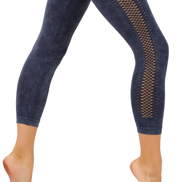 Sexy Faded seamless 7/8 mesh leggings - Picture 3 of 4